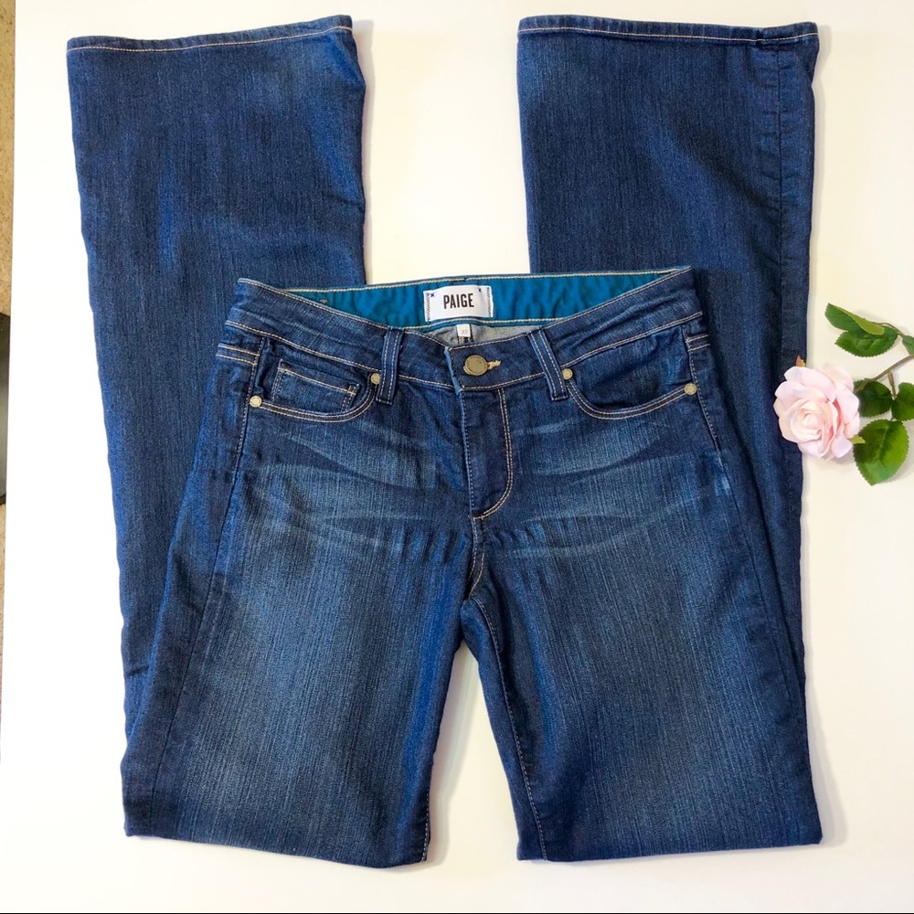 Paige Skyline Fit Blue Jeans